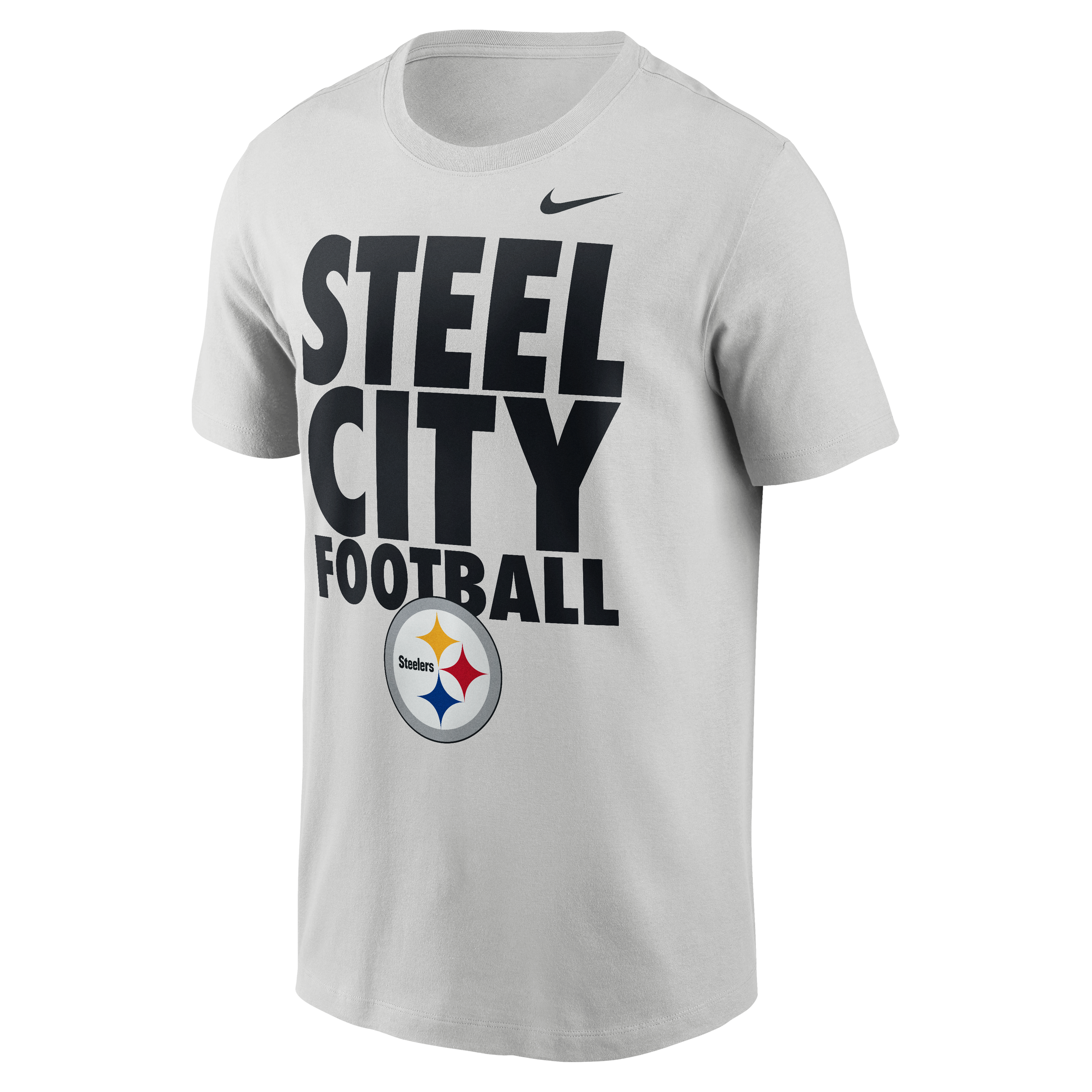 Men's Nike Gray Pittsburgh Steelers We Run This T-Shirt