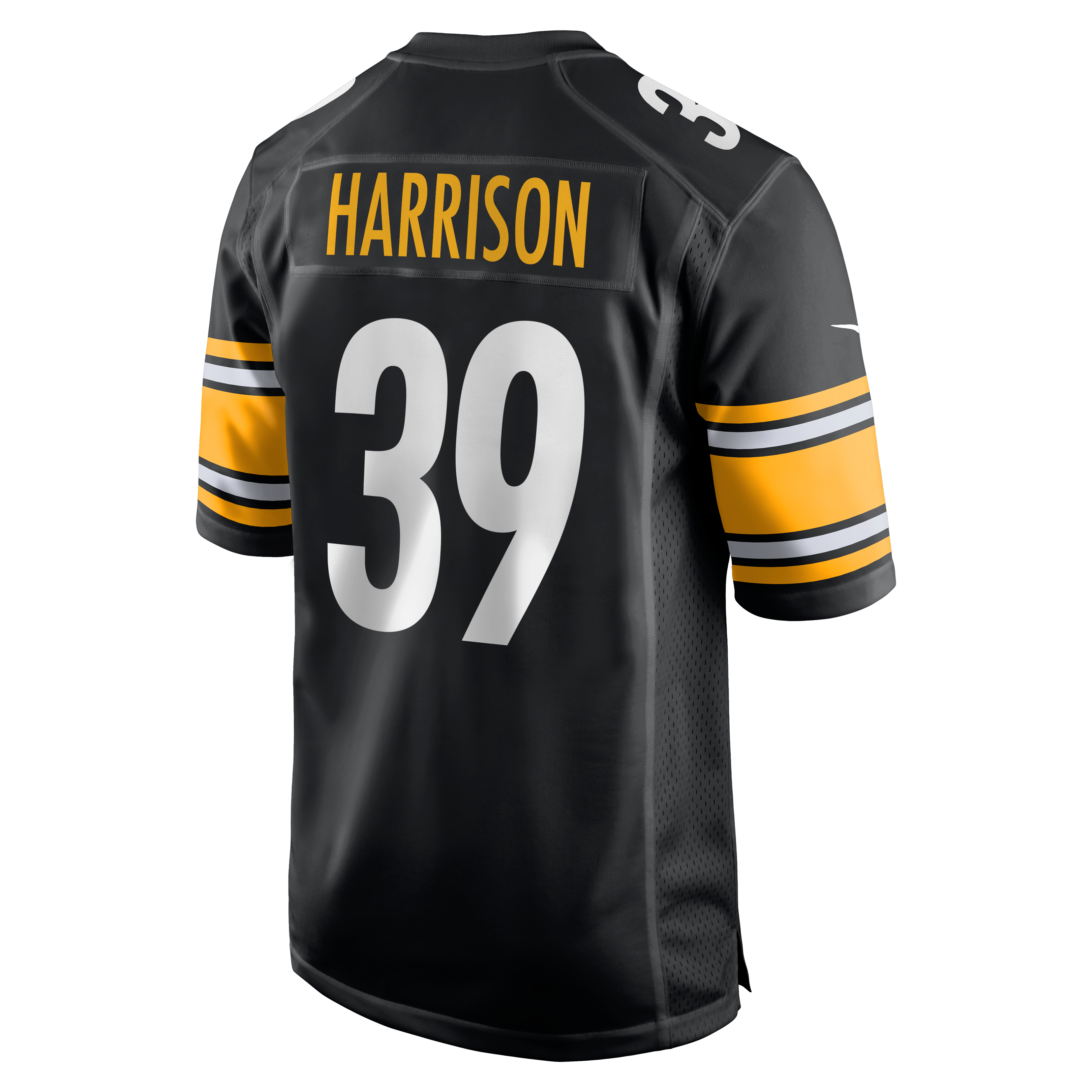 Men's Nike Malik Harrison Black Pittsburgh Steelers Team Game Jersey