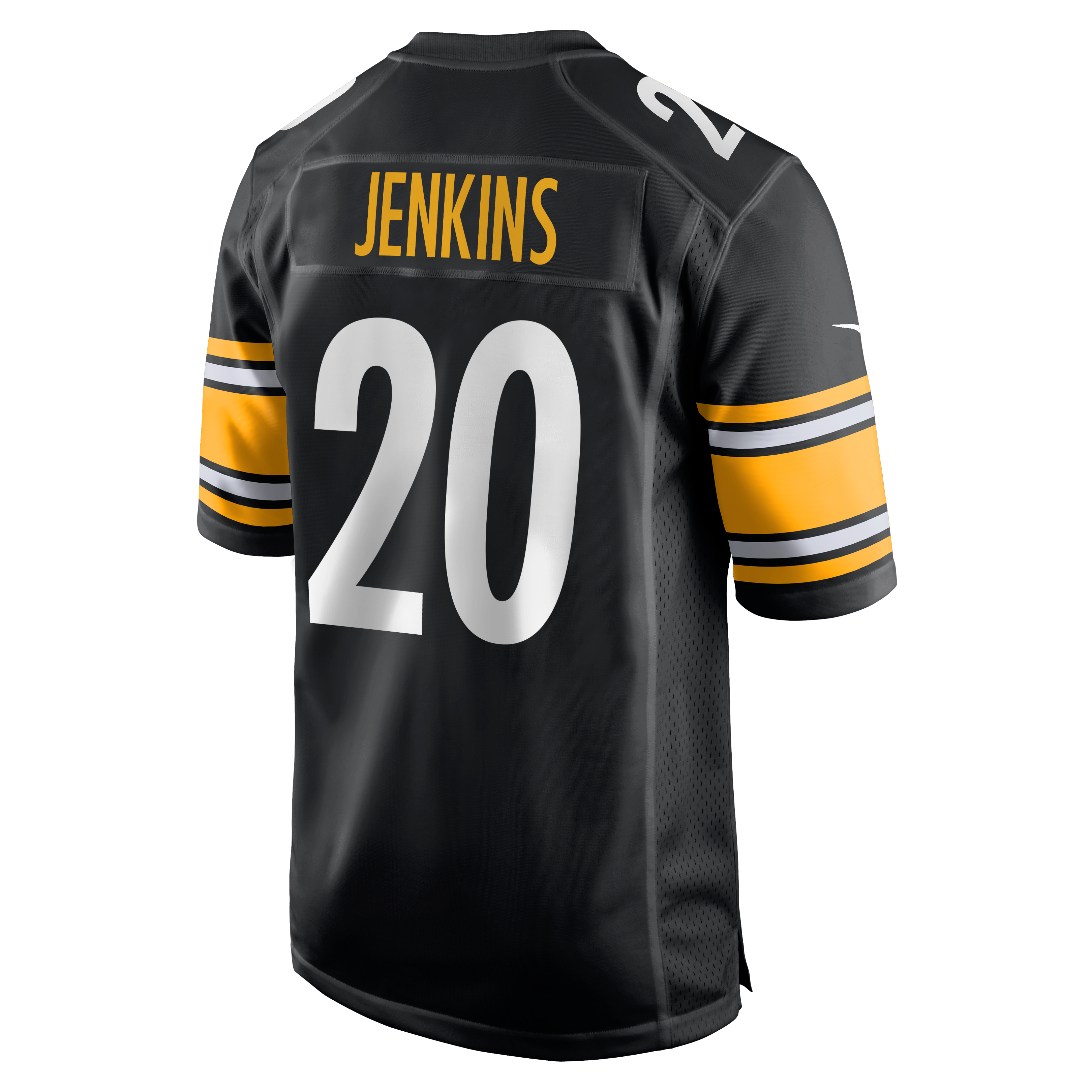 Maillot de match Nike Rayshawn Jenkins noir des Steelers Pittsburgh pour homme