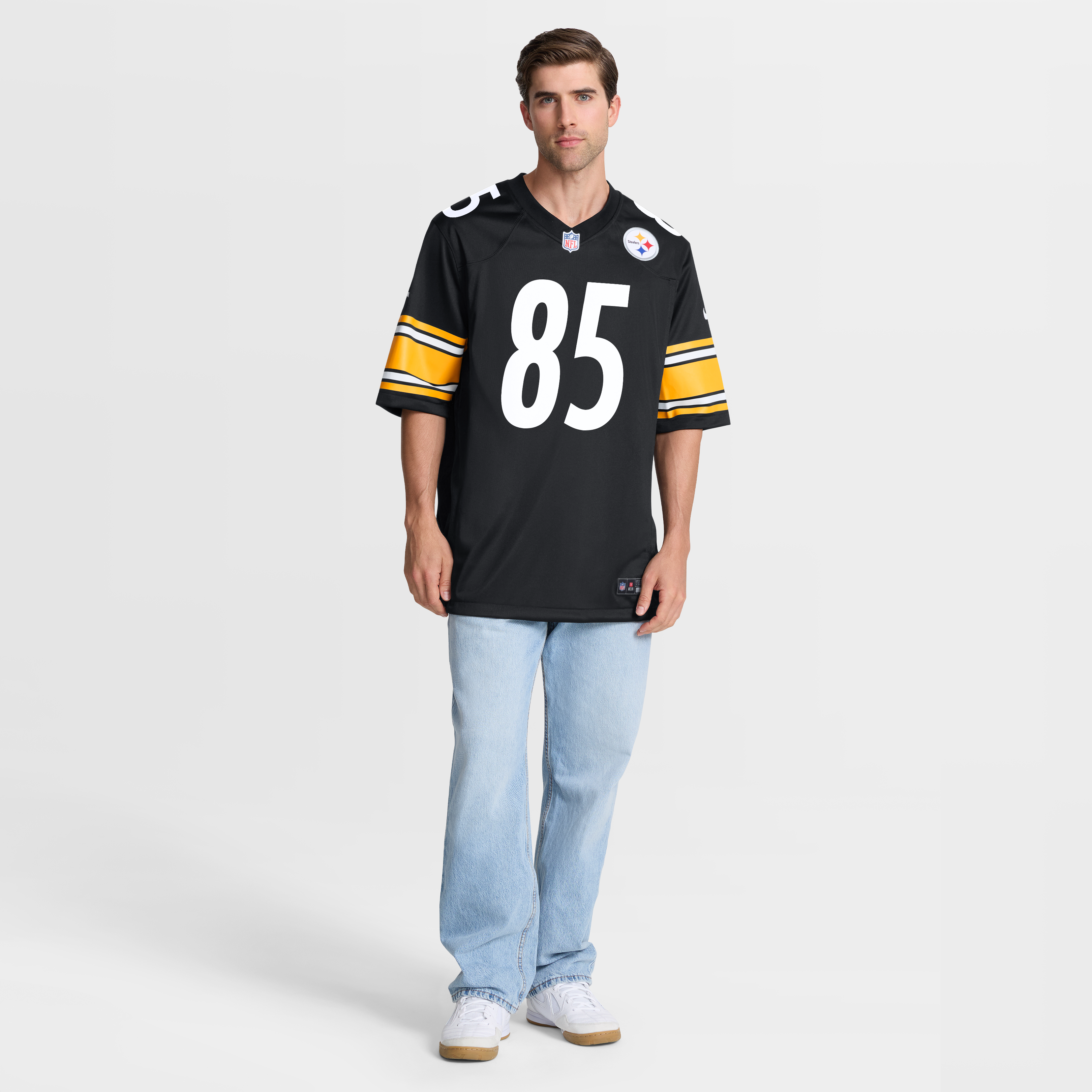 Maillot de match Nike Robert Tonyan noir des Steelers Pittsburgh pour homme
