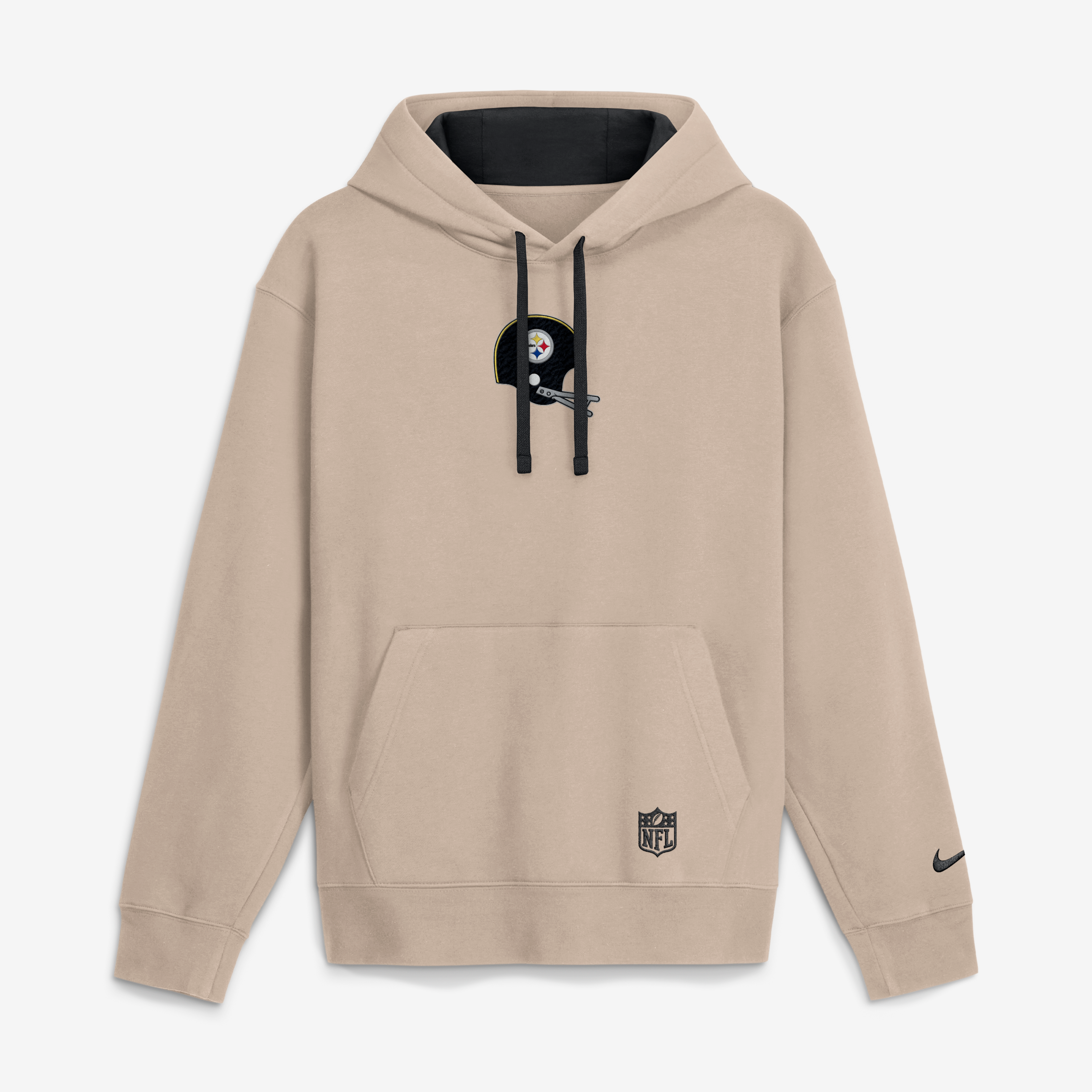 Sweat à capuche Nike Sand Pittsburgh Steelers Rewind Club pour homme