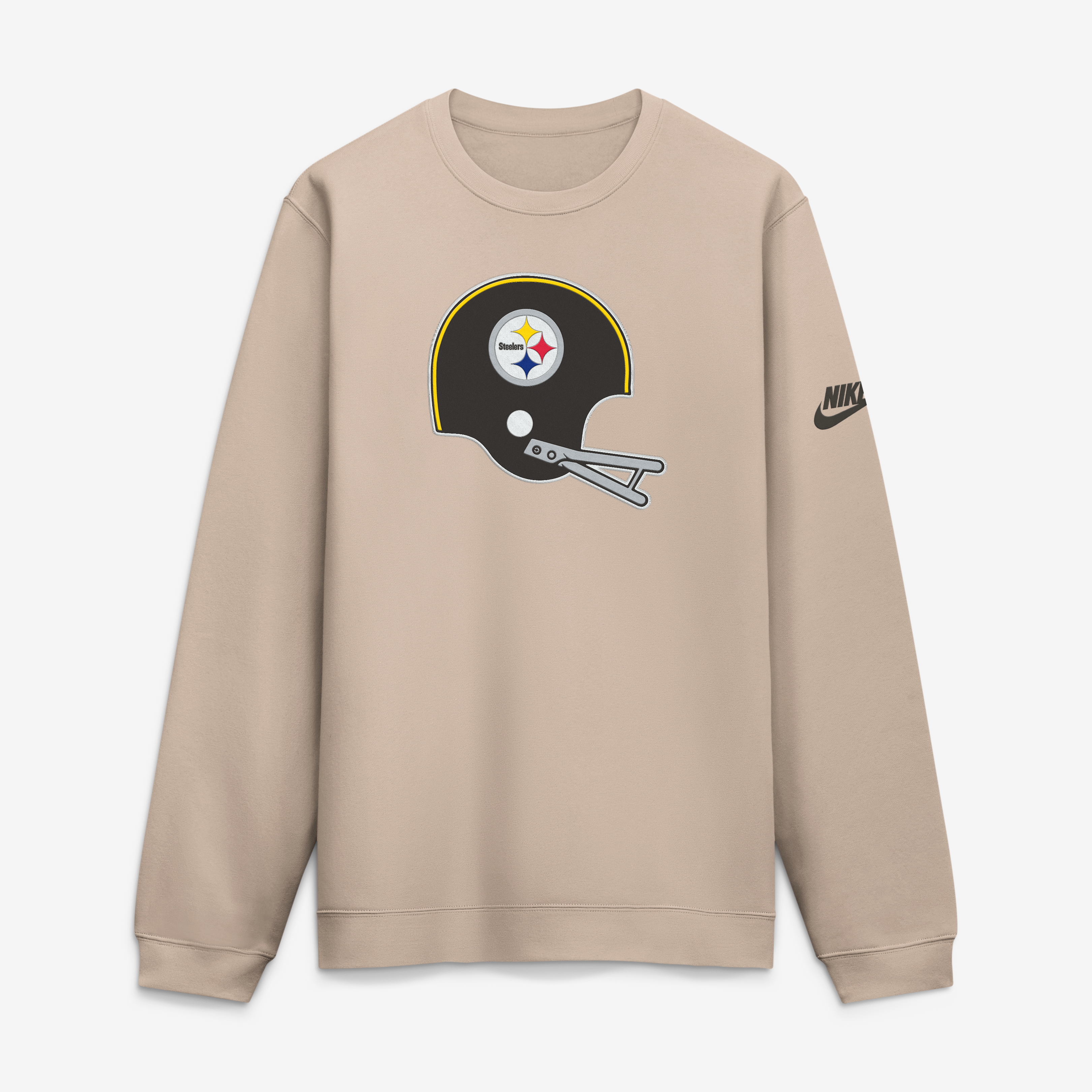 Sweat-shirt Nike Sand Pittsburgh Steelers Rewind Club pour homme