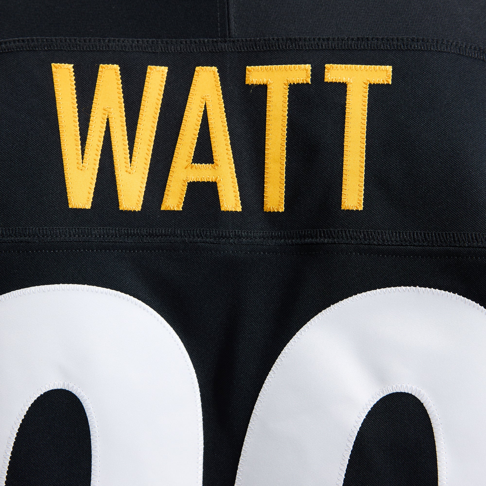 Men's Nike T.J. Watt Black Pittsburgh Steelers Team Vapor F.U.S.E. Stitched Limited Jersey