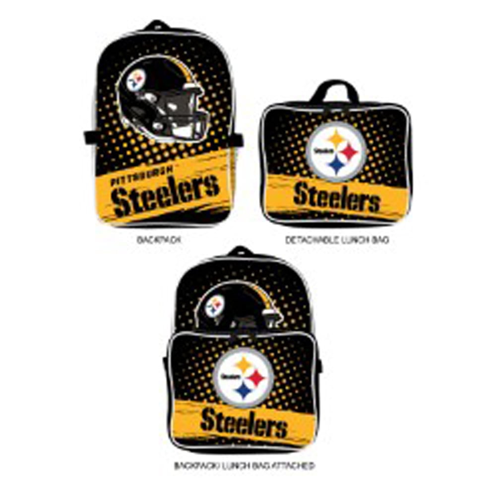 MOJO Pittsburgh Steelers Backpack & Lunch Box 2-Piece Set