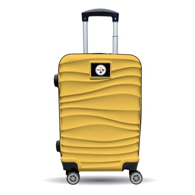 Pittsburgh Steelers MOJO Yellow Color Blitz Carry-On Hardcase Spinner Luggage
