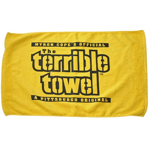 Myron Cope's Officiel - La Terrible Towel Une création originale de Pittsburgh Or