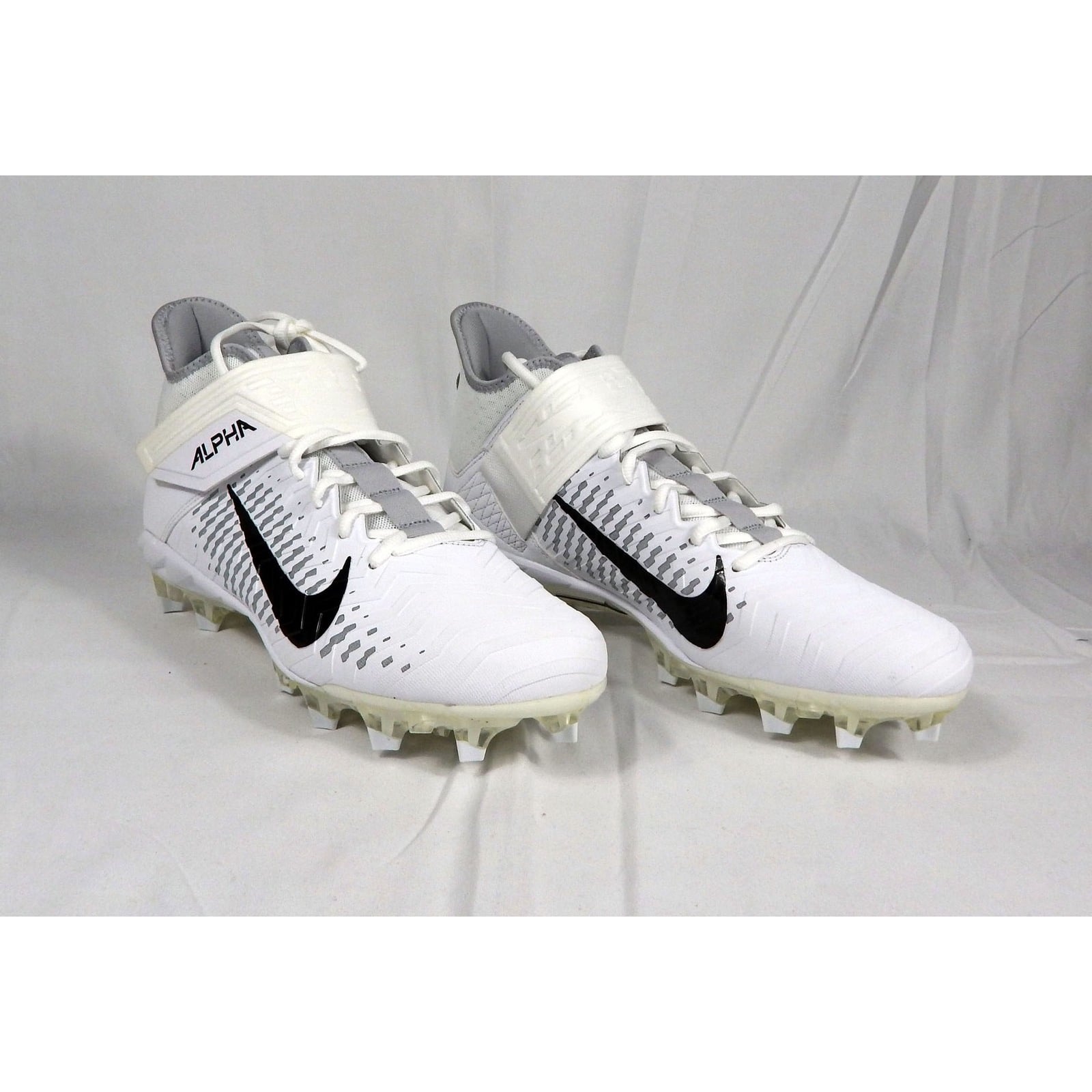 Nike Alpha Menace Pro 2 Low White Football Cleats Jordan Alpha Menace Pro 2 Low  main image 3