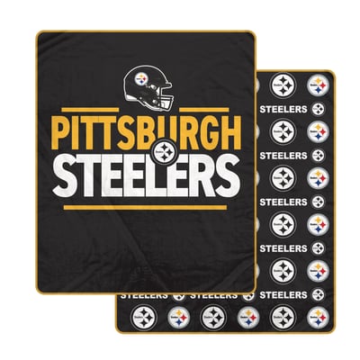 Pittsburgh Steelers Pegasus Campaign Double-Sided 60" x 70" Ultra Cozy Blanket