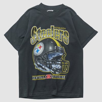 Pittsburgh Steelers 2000s T-shirt - Black - Yth L by Fanatics Real Vintage