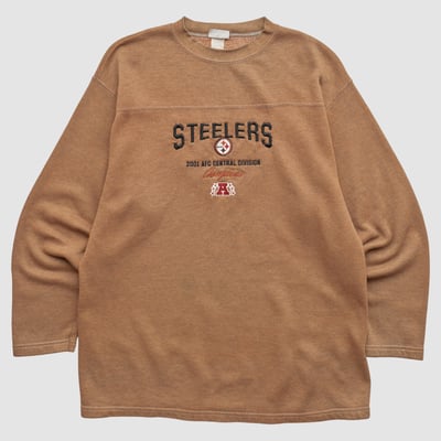 Pittsburgh Steelers CSA 2001 Pullover Sweatshirt - Clay - M by Fanatics Real Vintage