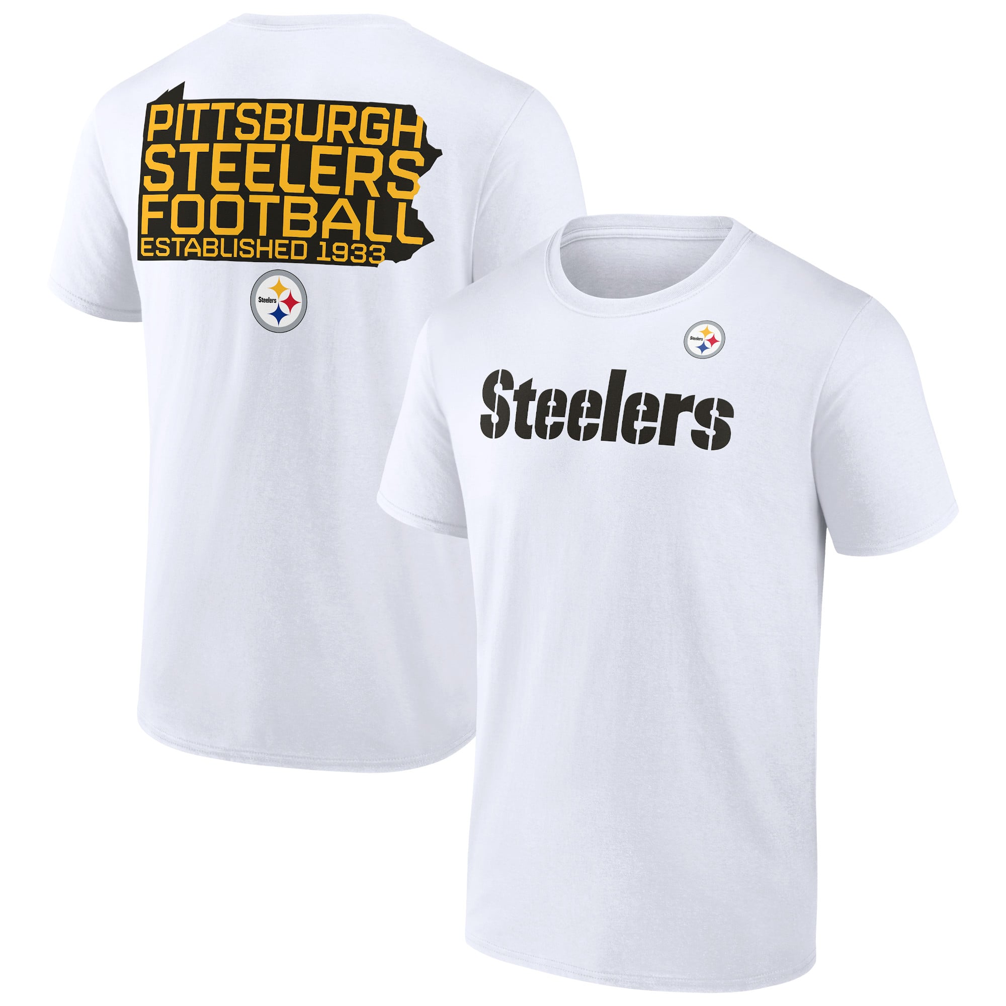 ピッツバーグスティーラーズ NFL ビッグロゴ Tシャツtシャツ アメフト 