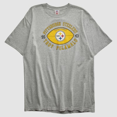 Pittsburgh Steelers NFL 2000s T-shirt - Heather Gray - L by Fanatics Real Vintage