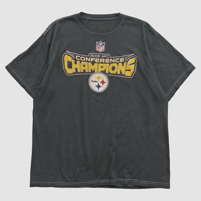 Pittsburgh Steelers NFL 2008 T-shirt - Black - L by Fanatics Real Vintage