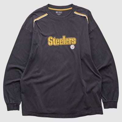 Pittsburgh Steelers NFL 2010s Long Sleeve T-shirt - Black - XL by Fanatics Real Vintage