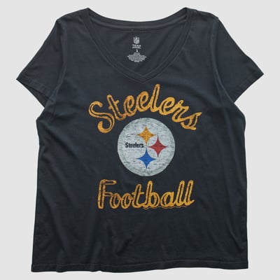 Pittsburgh Steelers NFL 2010s T-shirt - Black - XL by Fanatics Real Vintage