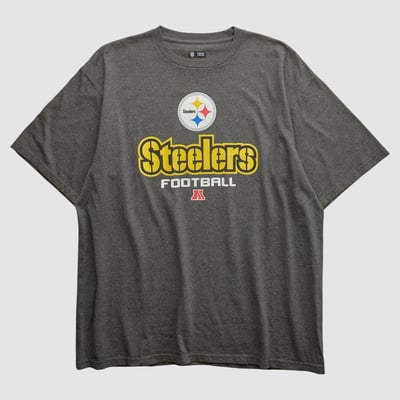 Pittsburgh Steelers NFL 2010s T-shirt - Charcoal - XL by Fanatics Real Vintage