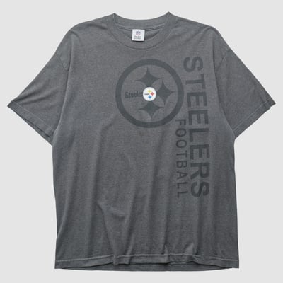 Pittsburgh Steelers NFL 2010s T-shirt - Dark Heather Gray - L by Fanatics Real Vintage