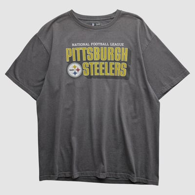 Pittsburgh Steelers NFL 2010s T-shirt - Dark Heather Gray - L by Fanatics Real Vintage