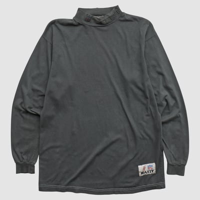 Pittsburgh Steelers NFL 90s Long Sleeve T-shirt - Charcoal - S by Fanatics Real Vintage