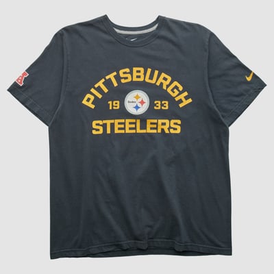 Pittsburgh Steelers Nike 2010s T-shirt - Black - M by Fanatics Real Vintage
