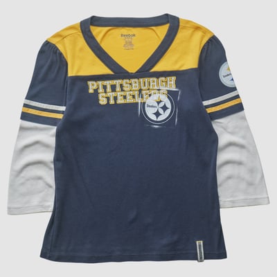 Pittsburgh Steelers Reebok 2000s T-shirt - Black - M by Fanatics Real Vintage