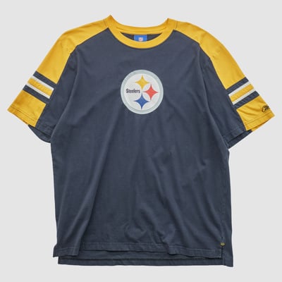 Pittsburgh Steelers Reebok 2000s T-shirt - Black - XL by Fanatics Real Vintage