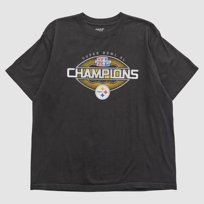 Pittsburgh Steelers Reebok 2006 T-shirt - Black - L by Fanatics Real Vintage