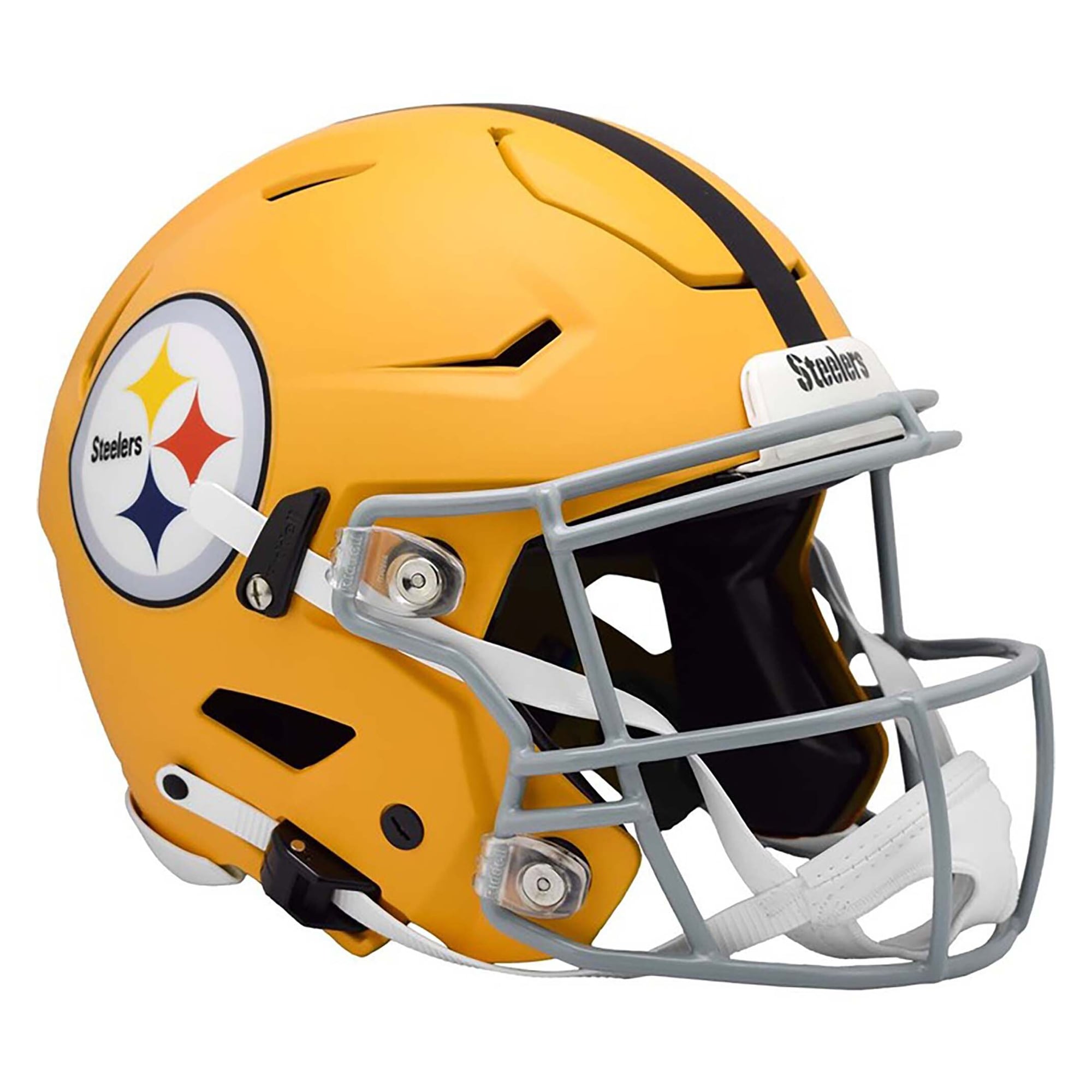 Casque authentique Riddell 2025 Alternate Speed ​​Flex des Pittsburgh Steelers