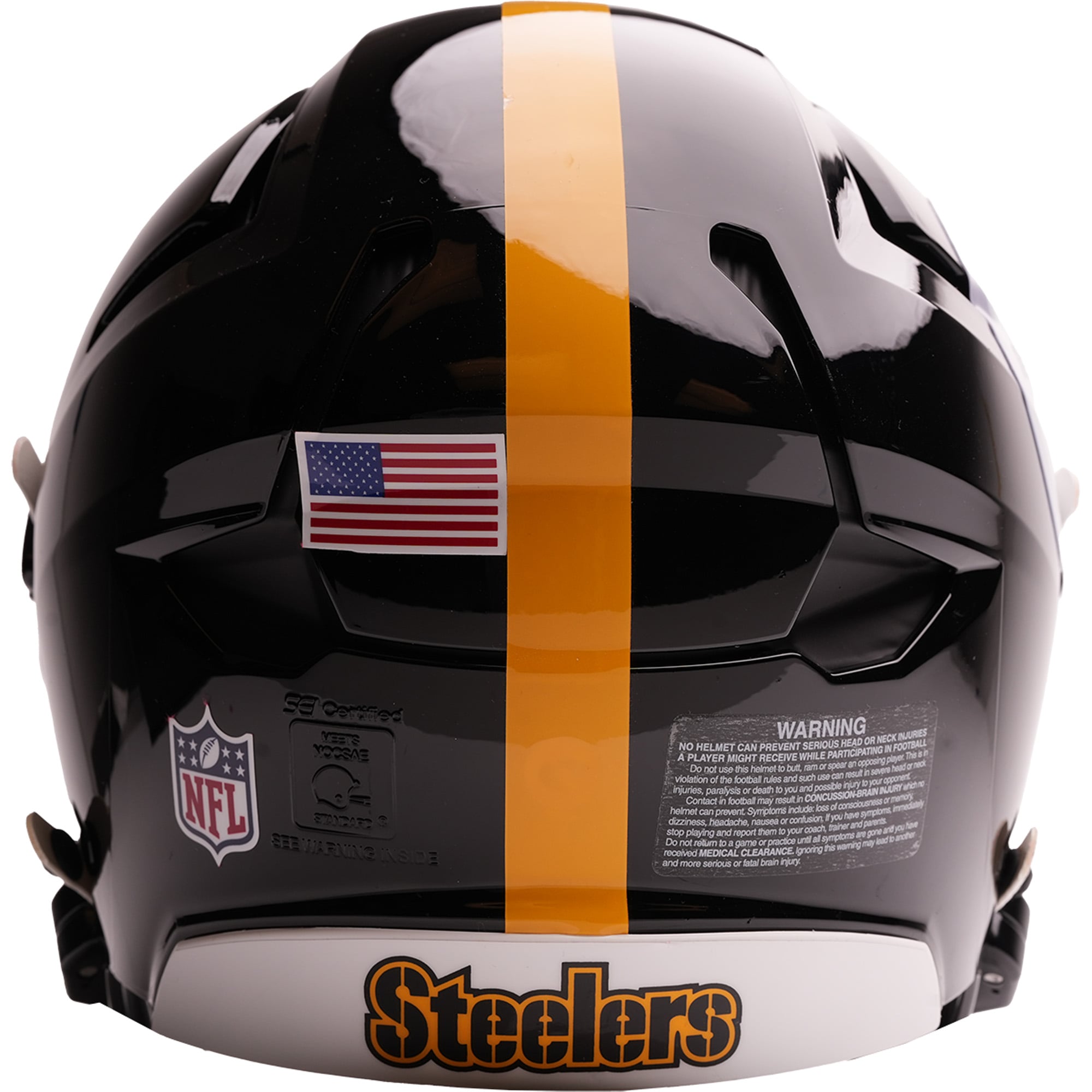 Casque authentique Riddell Axiom des Steelers de Pittsburgh