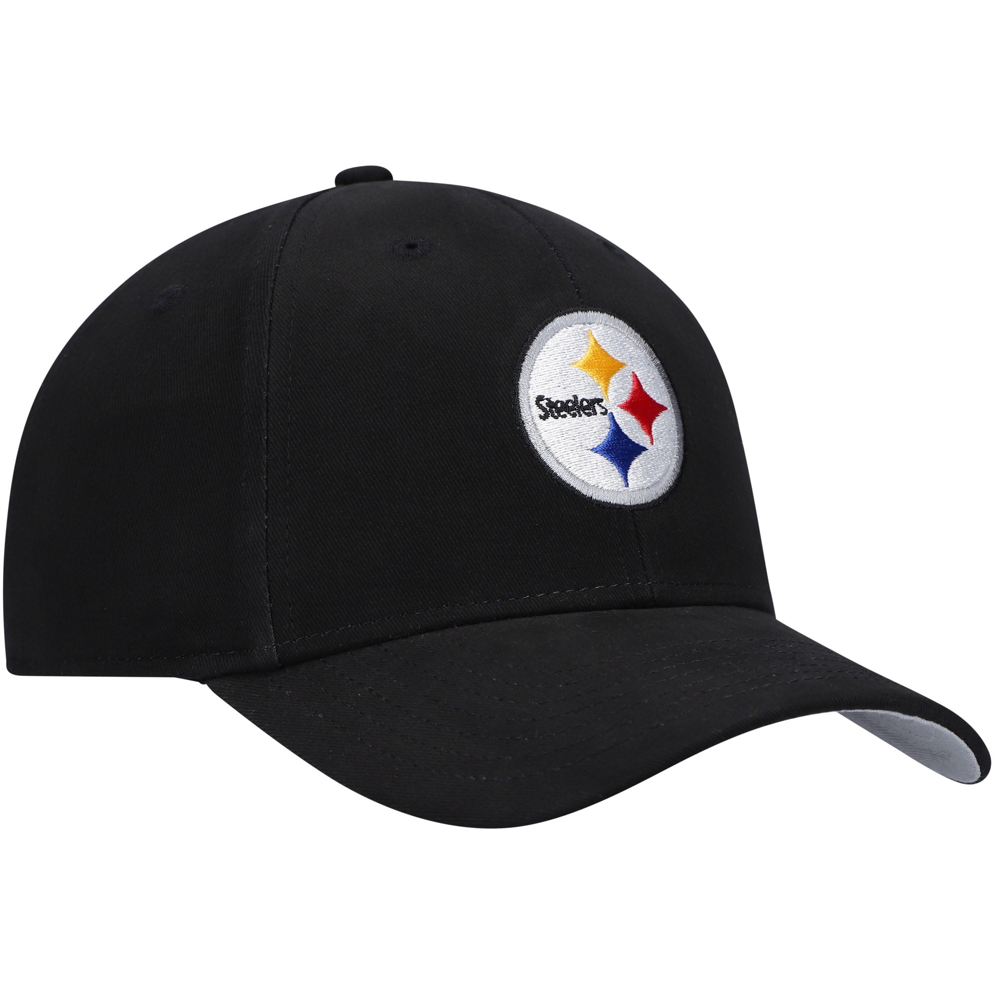 Casquette ajustable noire Pittsburgh Steelers de base MVP de l'équipe, modèle 47, pour enfants d'âge préscolaire