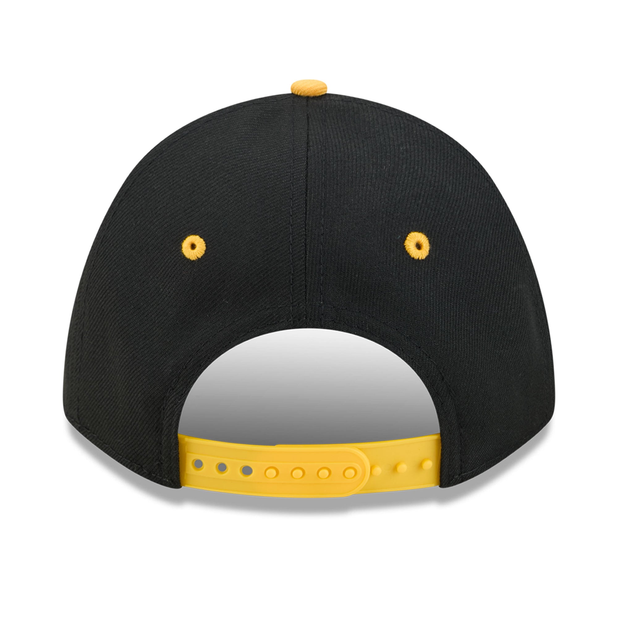 Casquette ajustable New Era noire Pittsburgh Steelers Arch 9FORTY A-Frame M-Crown pour enfants d'âge préscolaire
