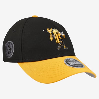 Pittsburgh Steelers New Era Preschool Cartoon 9FORTY M-Crown A-Frame Adjustable Hat - Black
