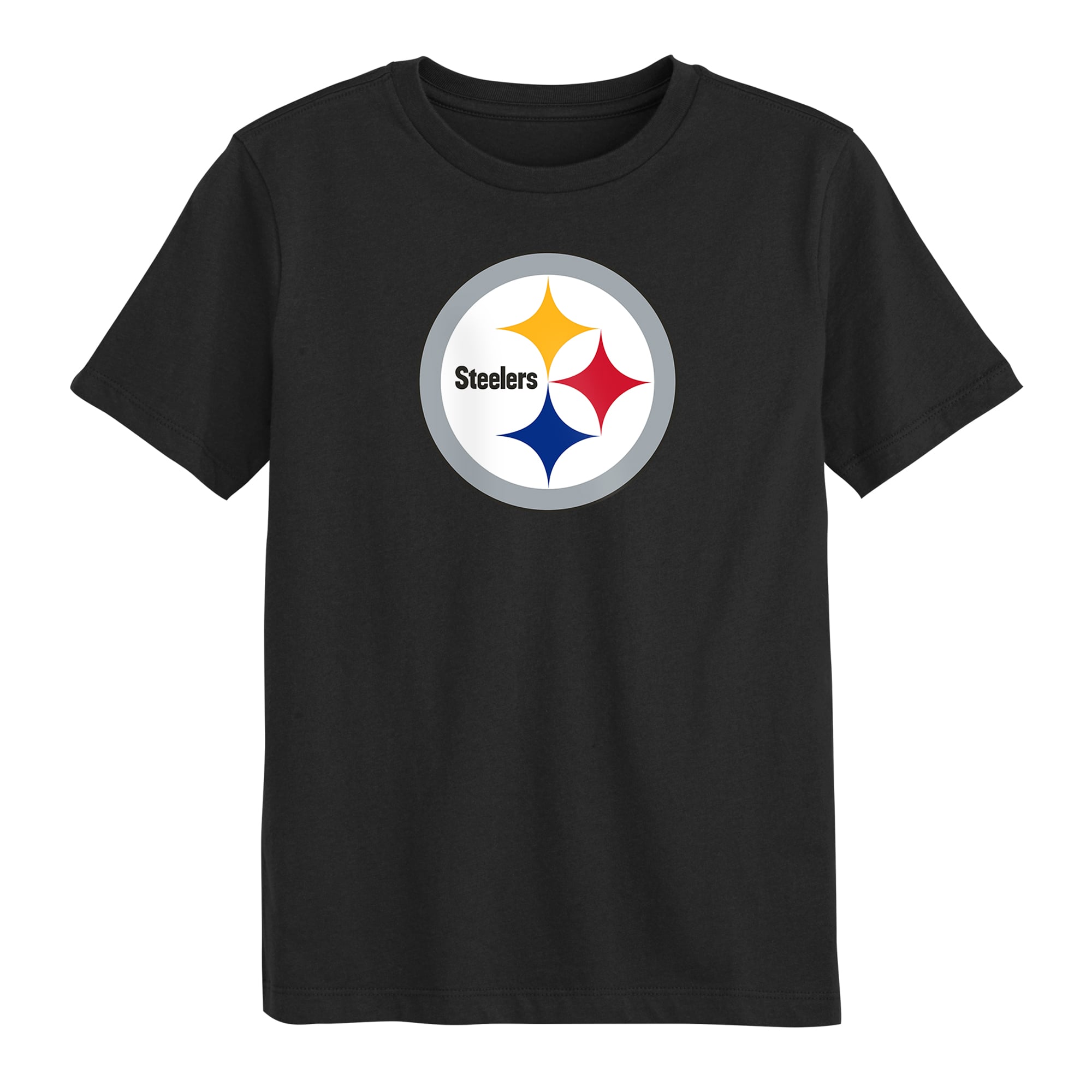 Preschool Outerstuff Black Pittsburgh Steelers Primary Logo T-Shirt