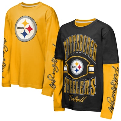  Pittsburgh Steelers Outerstuff Preschool Motion Combo Set  - Black/Gold