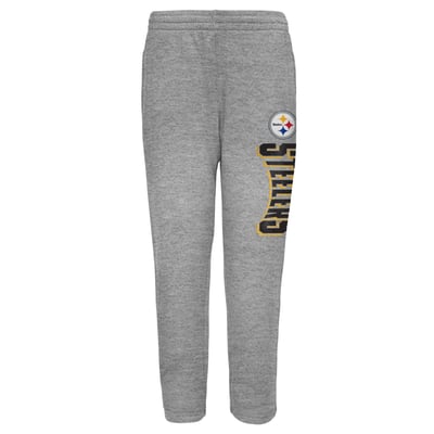 Pittsburgh Steelers Outerstuff Preschool Jet Stream Jogger Pants - Gray
