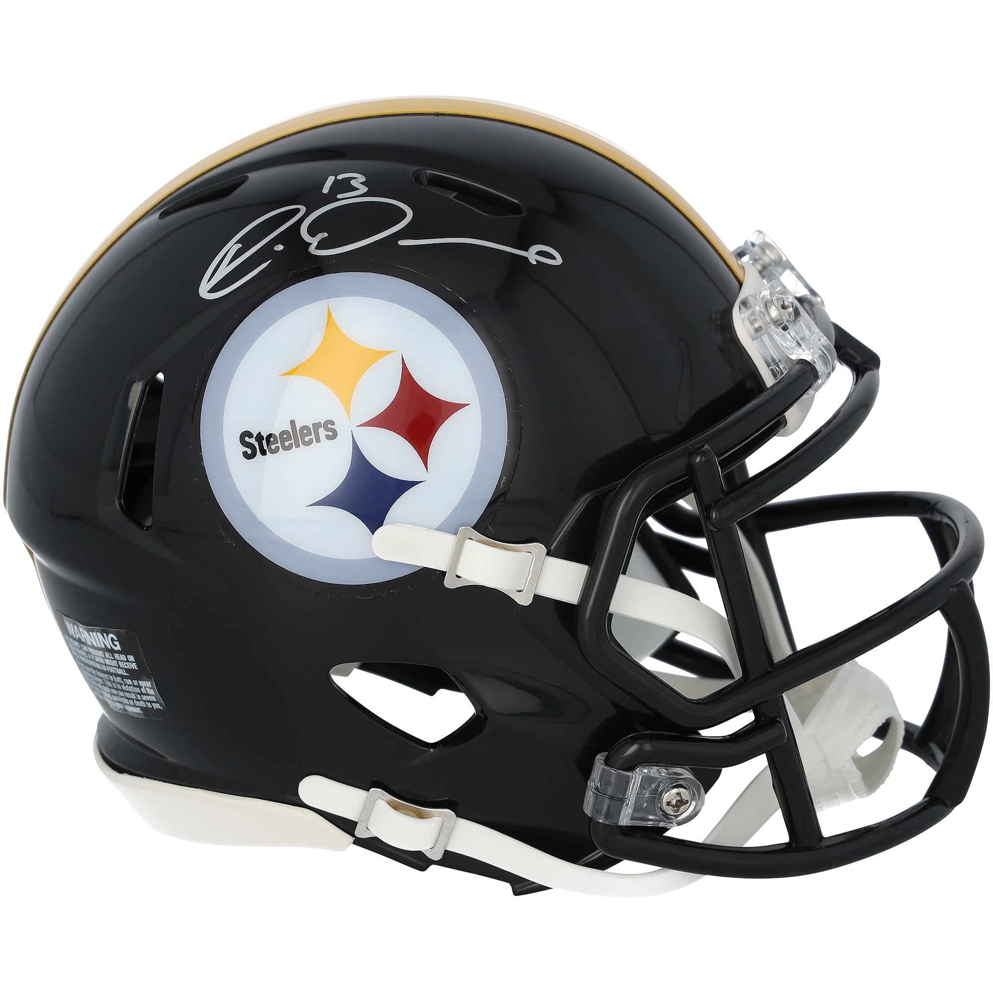 Rico Dowdle Pittsburgh Steelers Autographed Riddell OVO Speed Mini Helmet