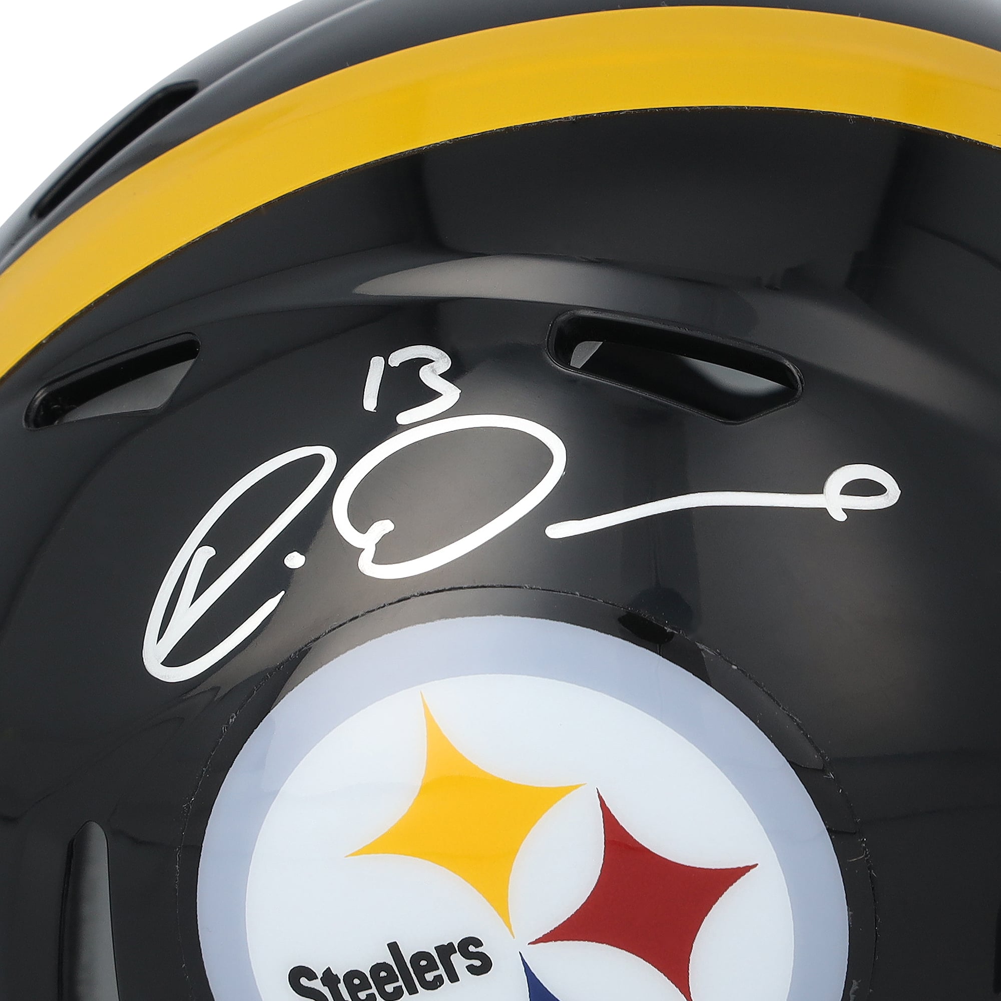 Rico Dowdle Pittsburgh Steelers Autographed Riddell OVO Speed Mini Helmet