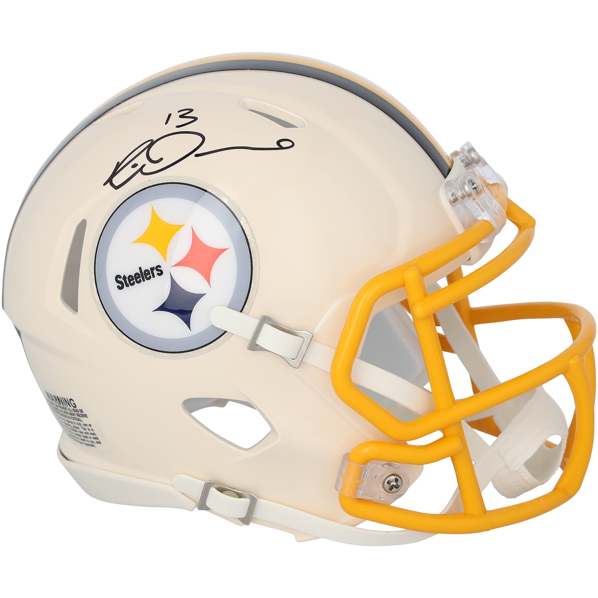 Rico Dowdle Pittsburgh Steelers Autographed Riddell Retro Speed Mini Helmet