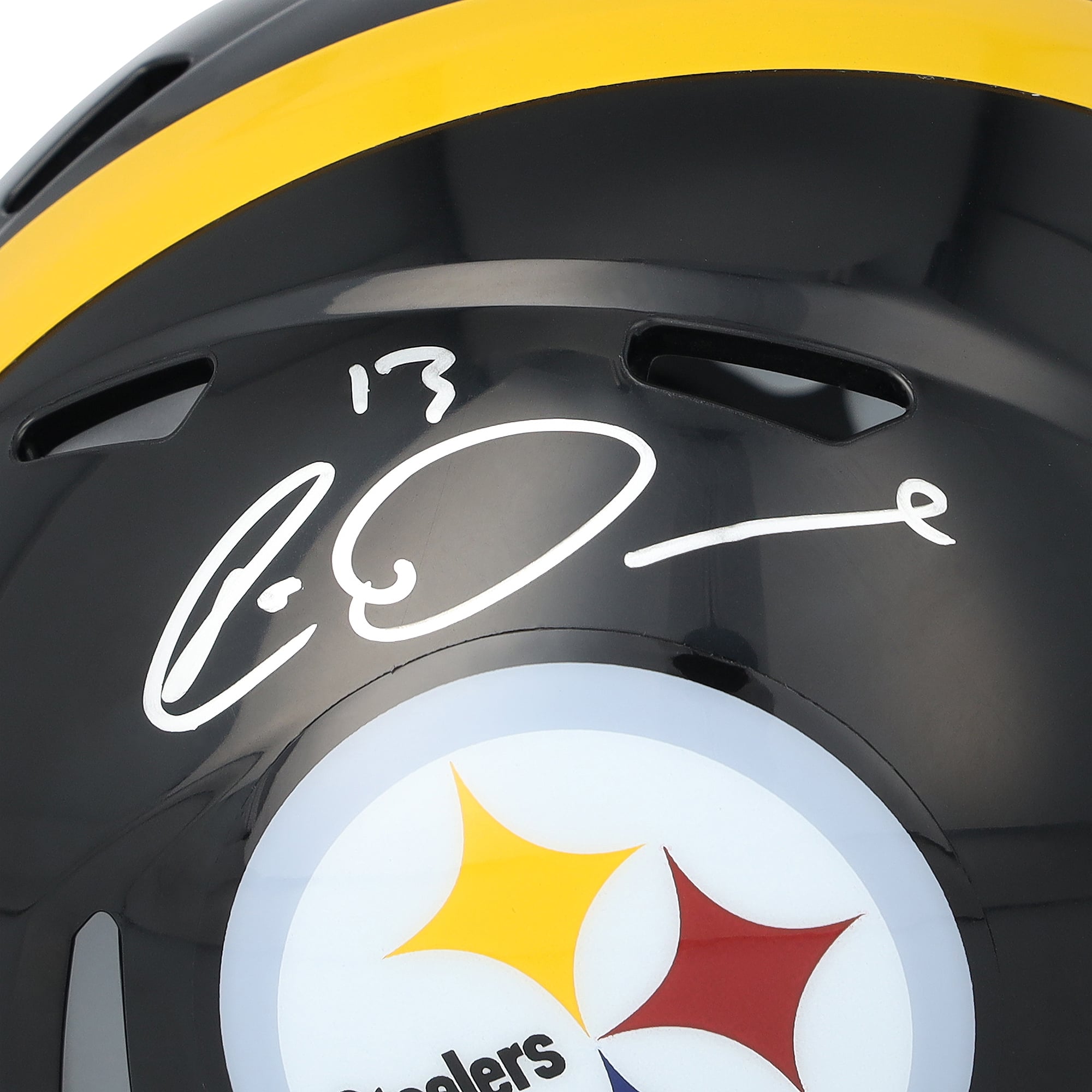 Rico Dowdle Pittsburgh Steelers Autographed Riddell Speed Mini Helmet