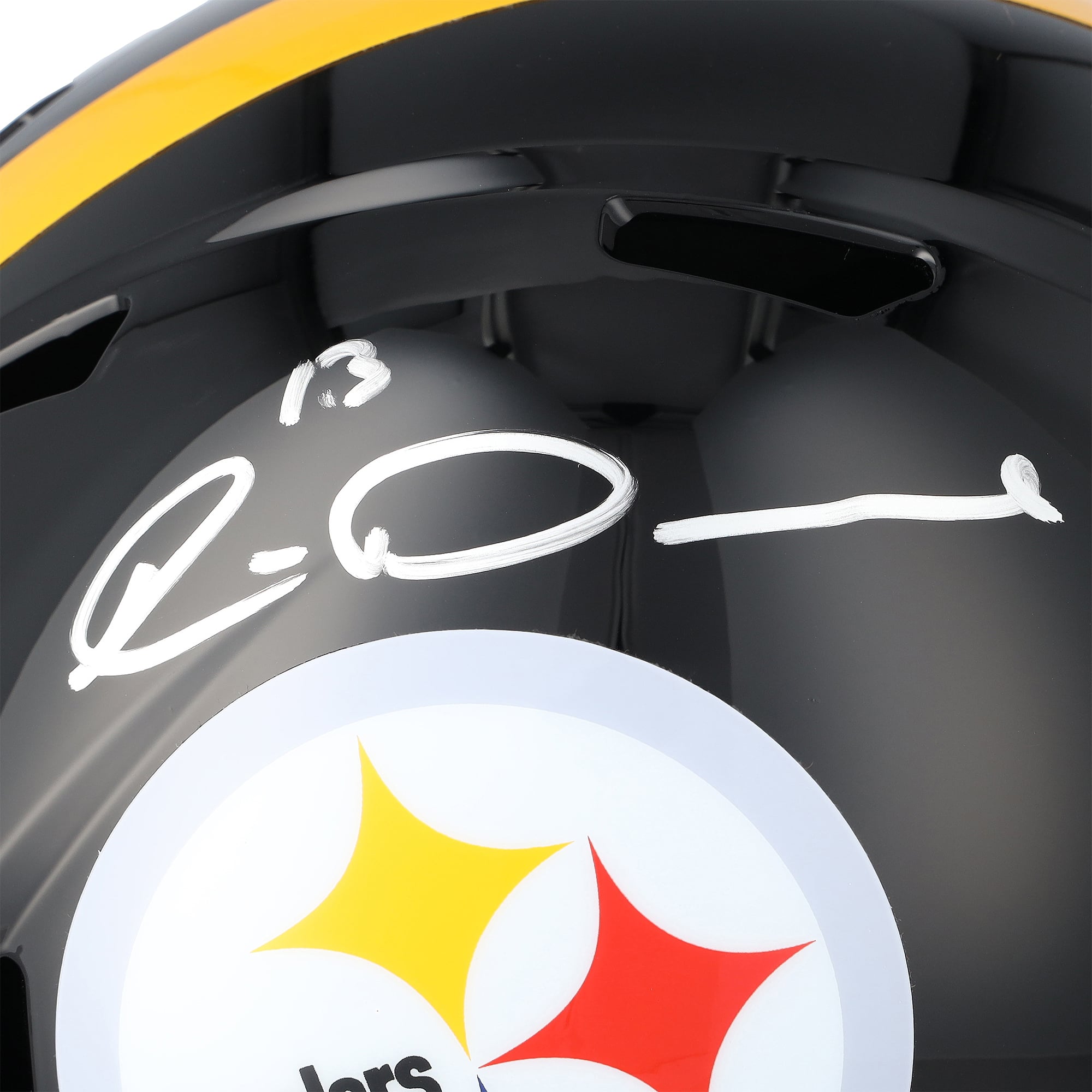 Rico Dowdle Pittsburgh Steelers Autographed Riddell Speed Replica Helmet