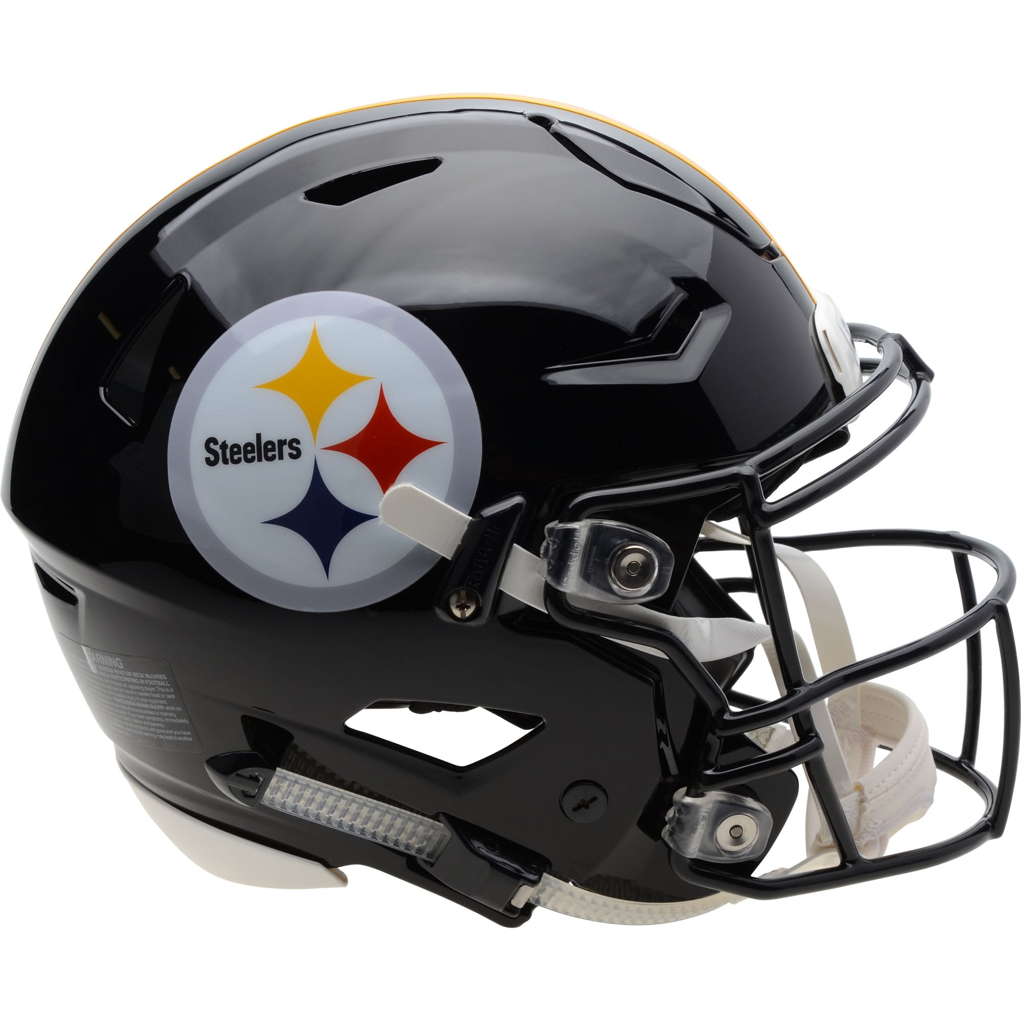 Pittsburgh Steelers Alternate Black Helmet Decal Set – Full Size – 3M 20MIL Vinyl