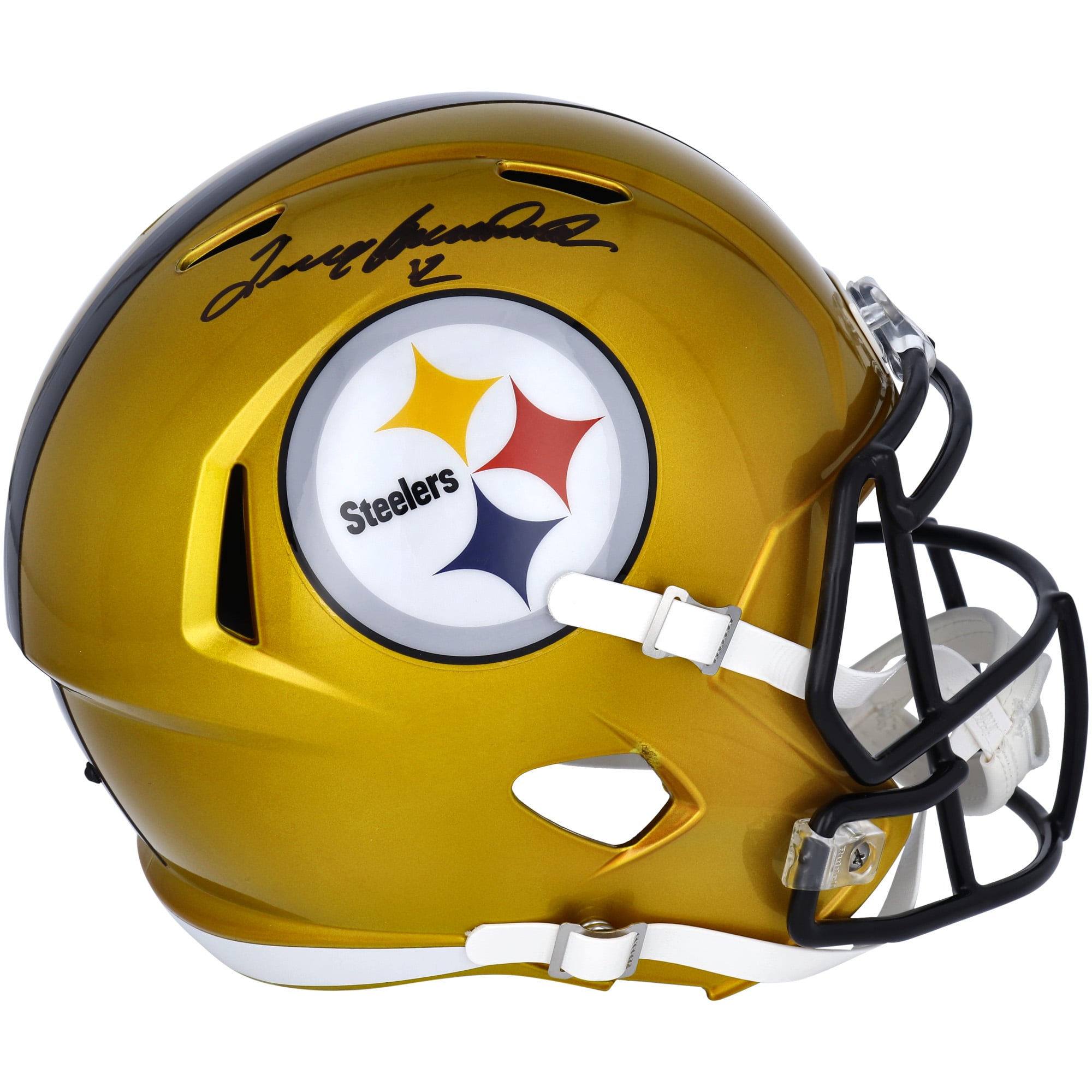 Terry Bradshaw Pittsburgh Steelers Autographed Riddell Flash Speed Replica Helmet