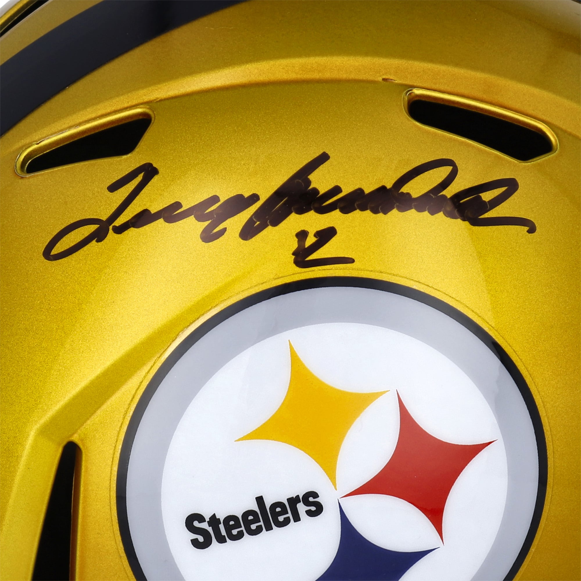 Terry Bradshaw Pittsburgh Steelers Autographed Riddell Flash Speed Replica Helmet