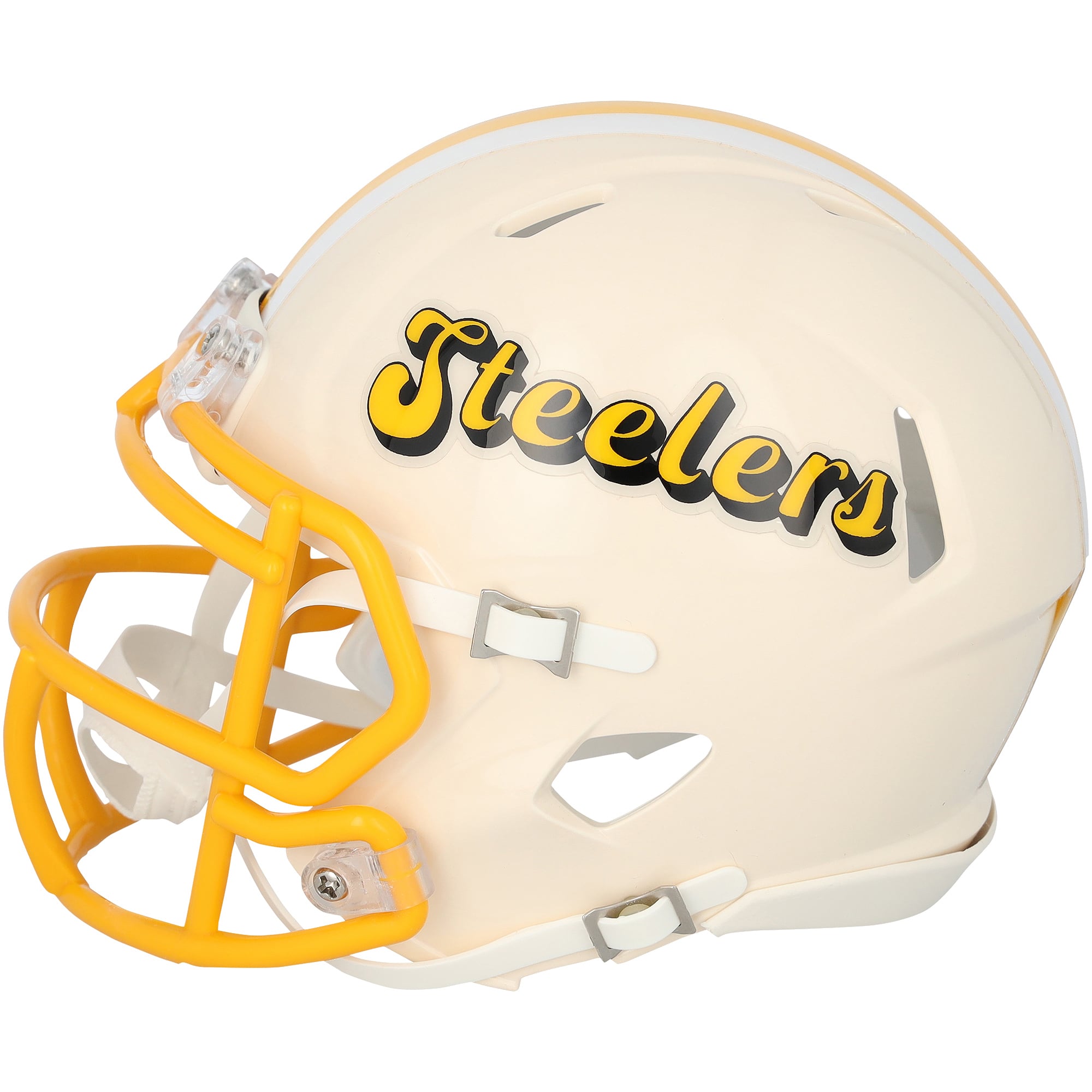 Casque Riddell Retro Speed ​​Mini autographié par Terry Bradshaw des Steelers de Pittsburgh
