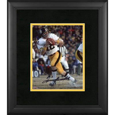 Terry Bradshaw Pittsburgh Steelers Fanatics Authentic Framed Autographed 8" x 10" White Jersey Photograph