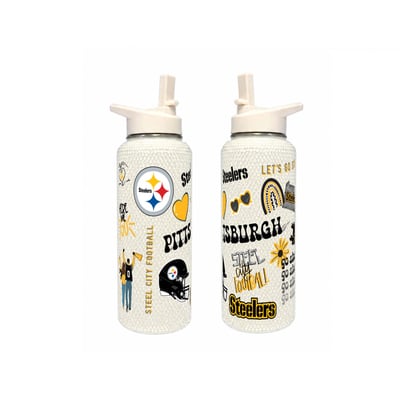Pittsburgh Steelers The Memory Company 34oz. Bling Quencher Bottle