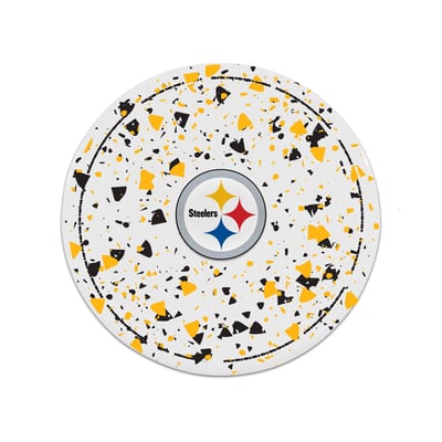 Pittsburgh Steelers The Memory Company Circle Ceramic Coaster Set