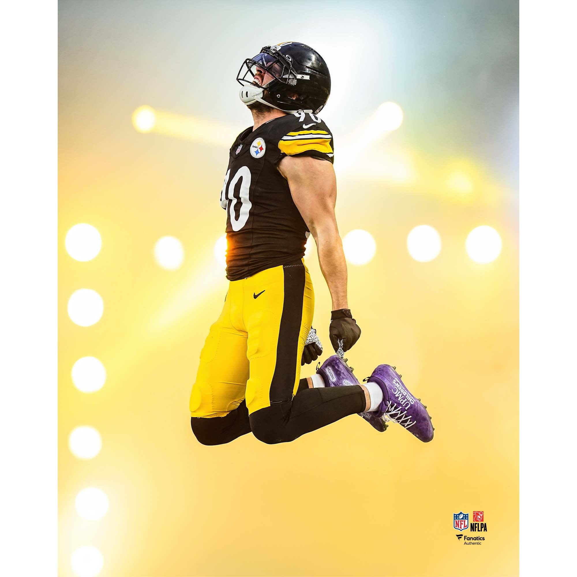 T.J. Watt Pittsburgh Steelers Unsigned Pre-Game Entrance Photograph