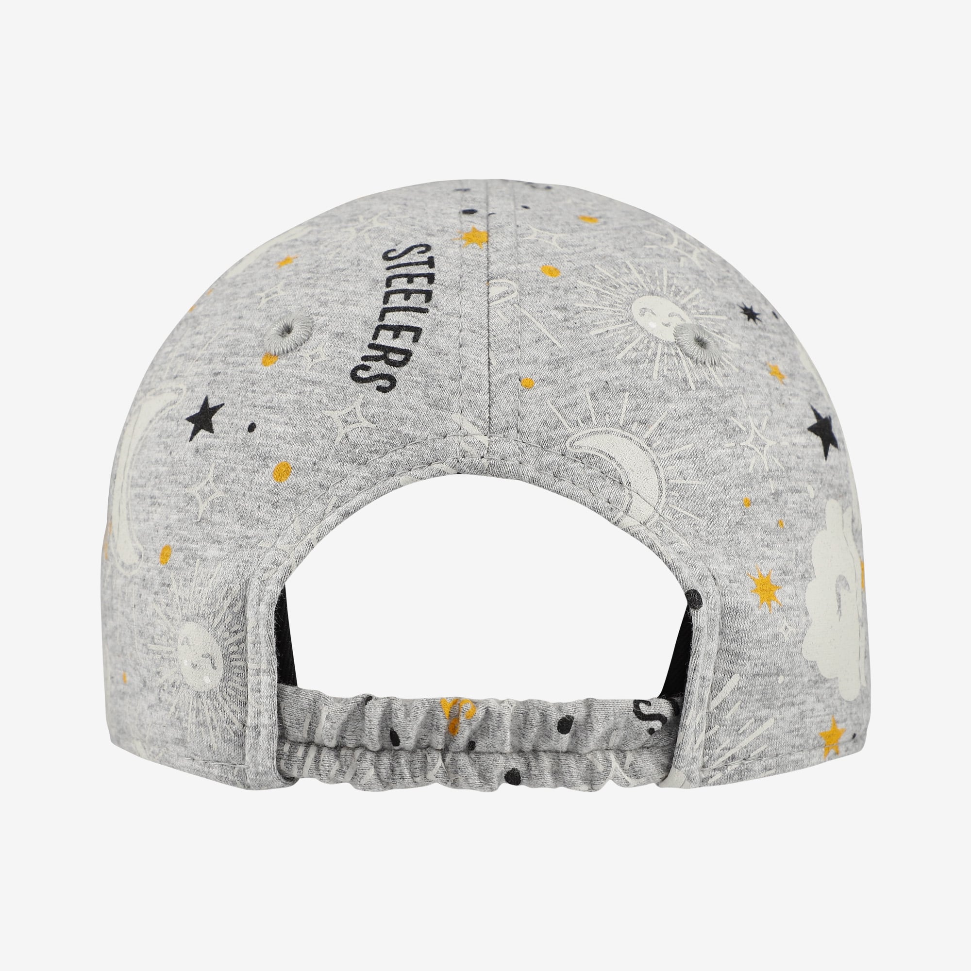 Toddler New Era Heather Gray Pittsburgh Steelers Sky 9TWENTY Adjustable Hat
