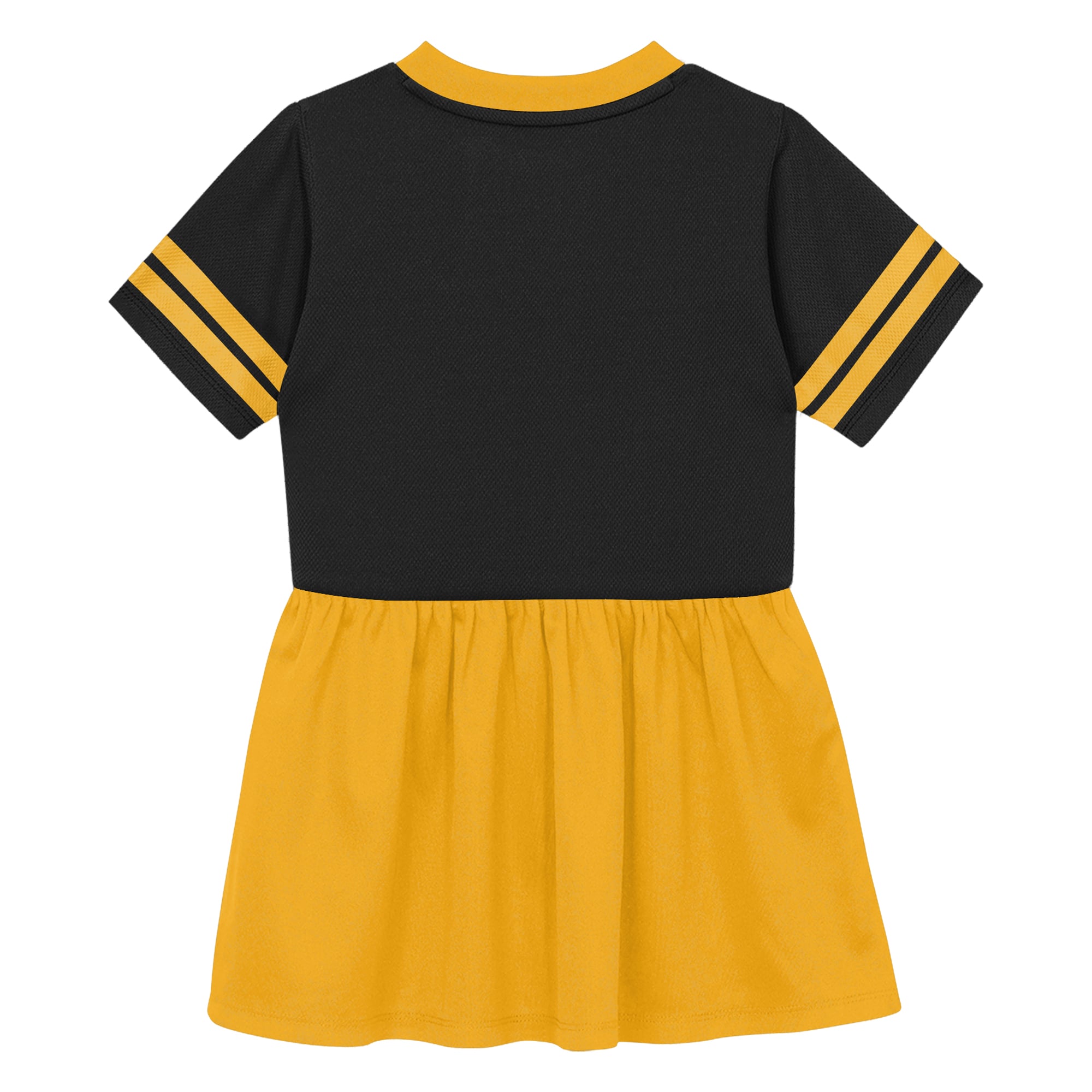 Toddler Outerstuff Black Pittsburgh Steelers Stadium Lights V-Neck Fashion Football Jersey Dress